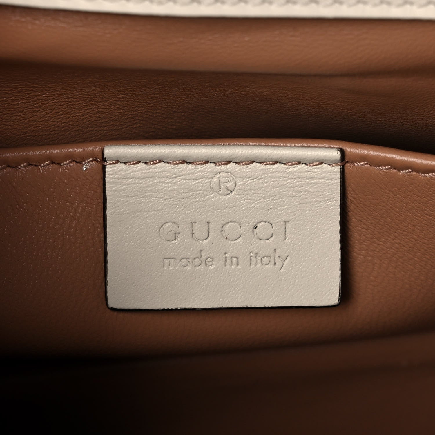 Gucci Nappa Pearl Studded Mini Queen Margaret Broadway Shoulder Bag Mystic White 6 of 10