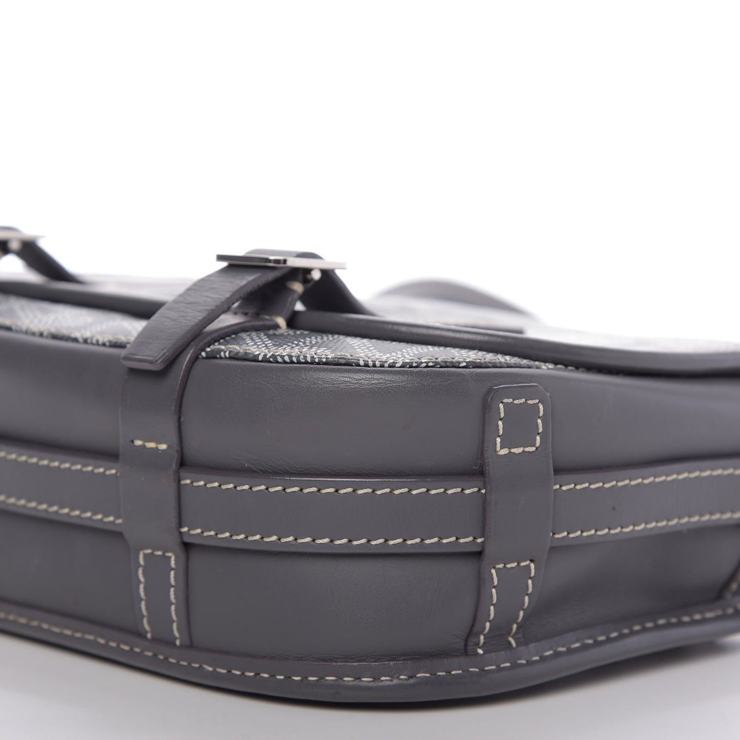 Goyardine Belvedere PM Messenger Bag Grey