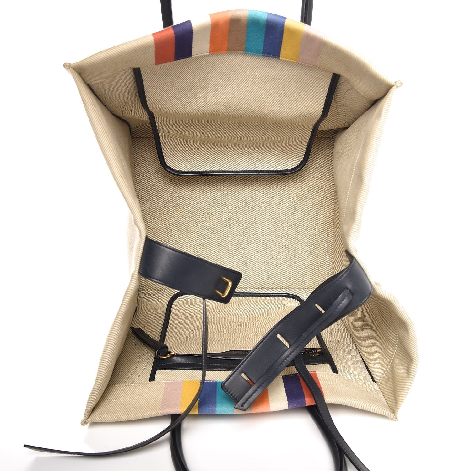 Celine Cotton Canvas Medium Phantom Luggage Multicolor 5 of 12
