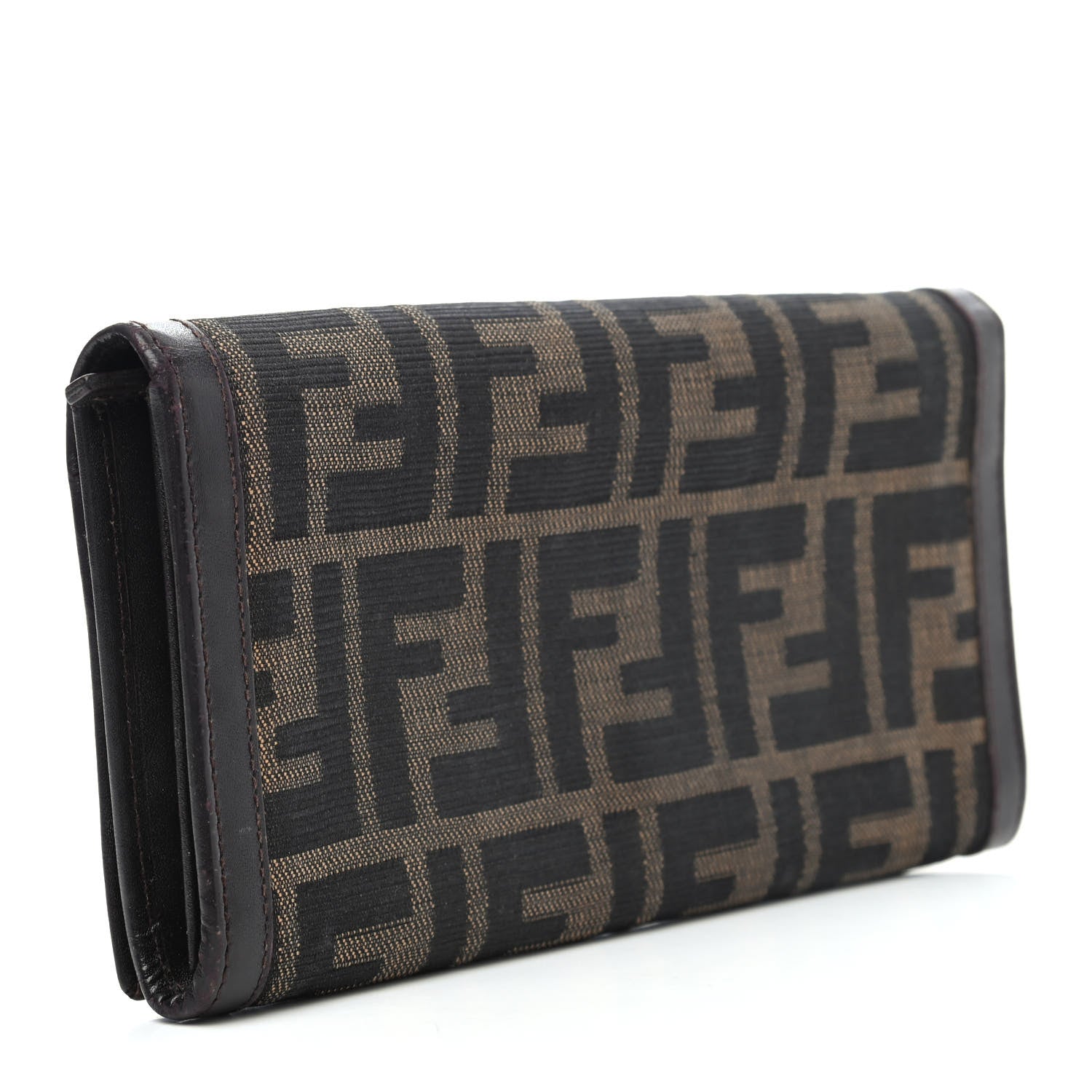 Fendi Zucca Continental Wallet Tobacco 3 of 8