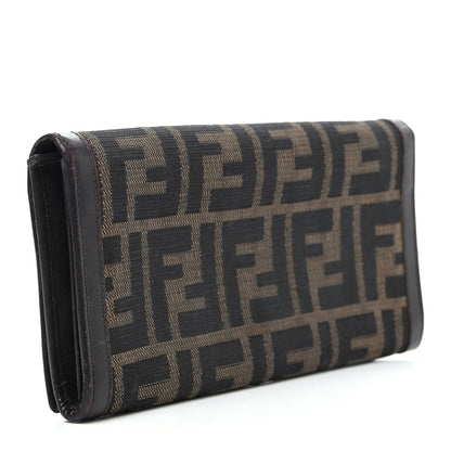 Fendi Zucca Continental Wallet Tobacco 3 of 8