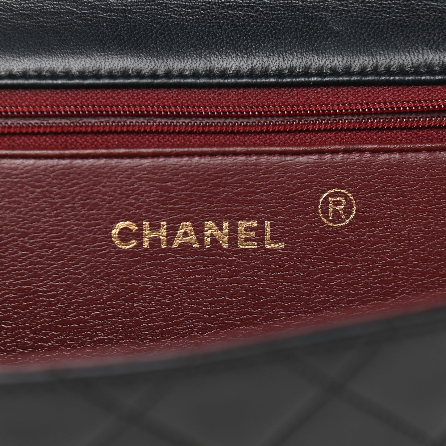 Lambskin Quilted Medium Single Flap Black
