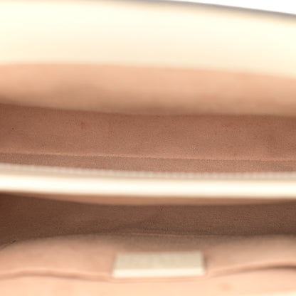 Gucci GG Supreme Monogram Flora Web Small Ophidia Chain Shoulder Bag White 5 of 12