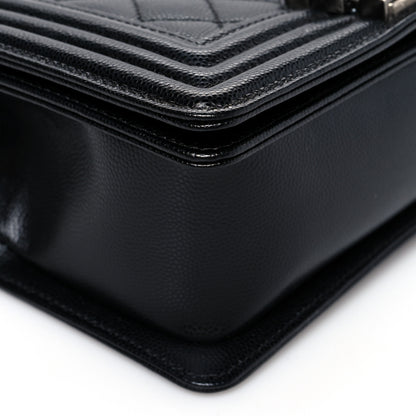 Chanel Caviar Quilted Small Boy Flap Black 9 of 10