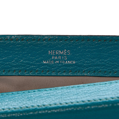 Hermes Chevre Mysore Karo GM Turquoise 6 of 16