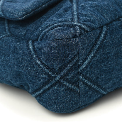 Chanel Denim Quilted Large Chanel 19 Flap Blue 9 of 11