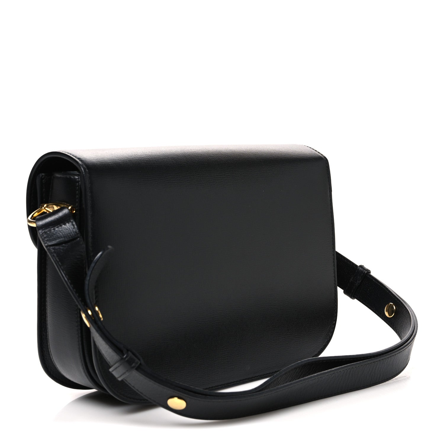 Gucci Azalea Calfskin Horsebit 1955 Shoulder Bag Black Black 3 of 11
