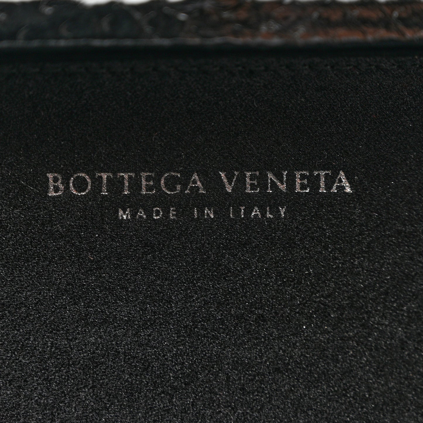 Satin Ayers Intreccio Impero Stretch Knot Clutch Black