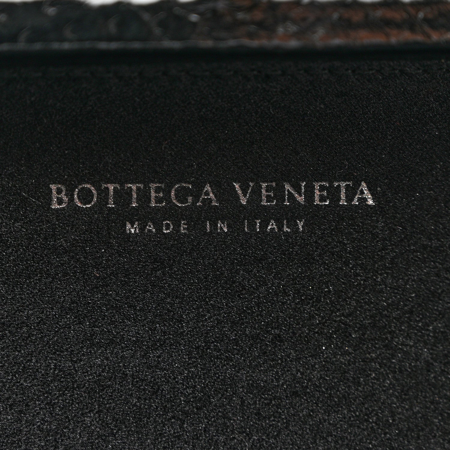 Bottega Veneta Satin Ayers Intreccio Impero Stretch Knot Clutch Black 7 of 7