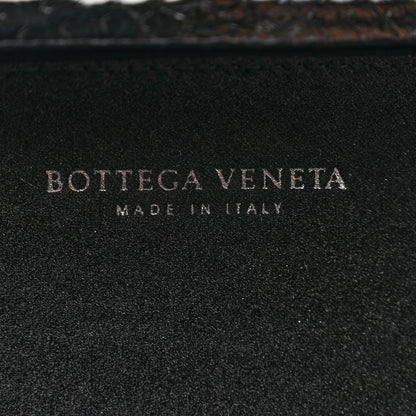Bottega Veneta Satin Ayers Intreccio Impero Stretch Knot Clutch Black 7 of 7
