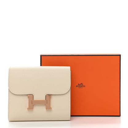 Hermes Epsom Constance Short Wallet Craie 9 of 9