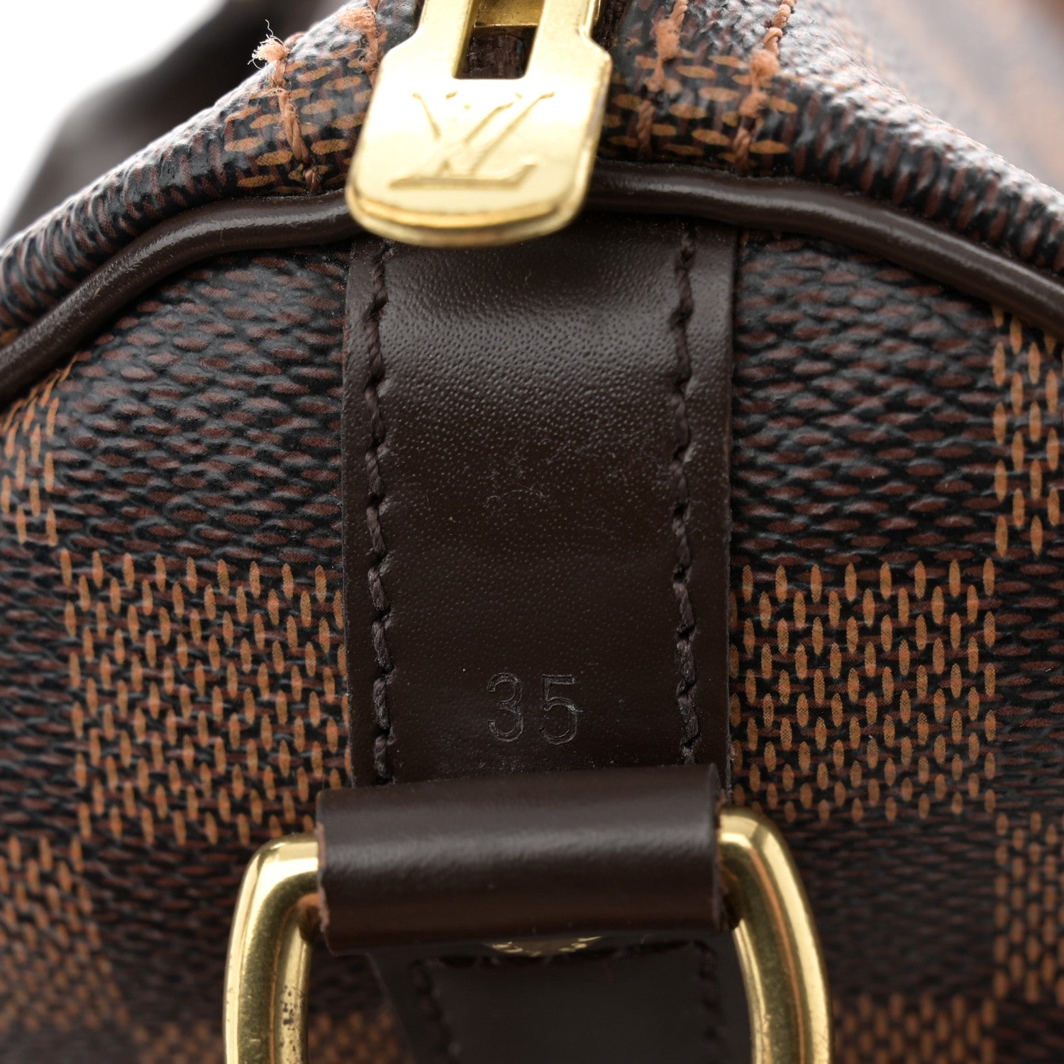 Louis Vuitton Damier Ebene Speedy Bandouliere 35 8 of 11