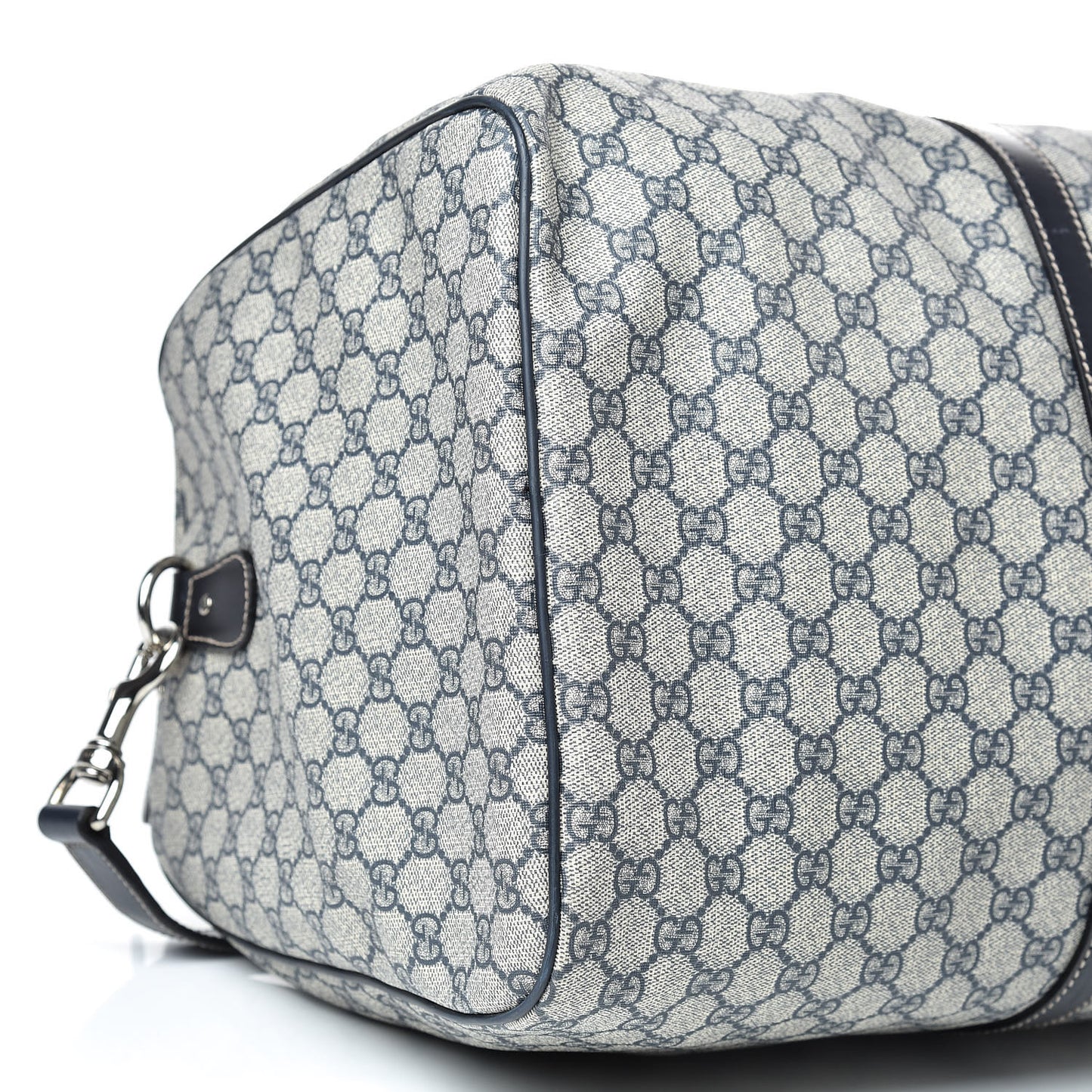 GG Plus Monogram Large Carry On Duffle Bag Navy