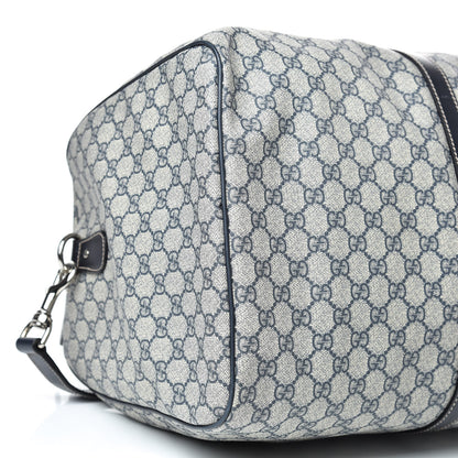 Gucci GG Plus Monogram Large Carry On Duffle Bag Navy 9 of 16