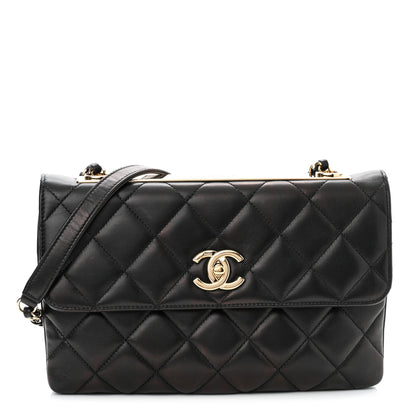 Chanel Lambskin Quilted Medium Trendy CC Flap Black 1 of 10