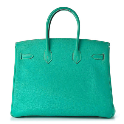 Hermes Togo Birkin 35 Bleu Paon 5 of 34