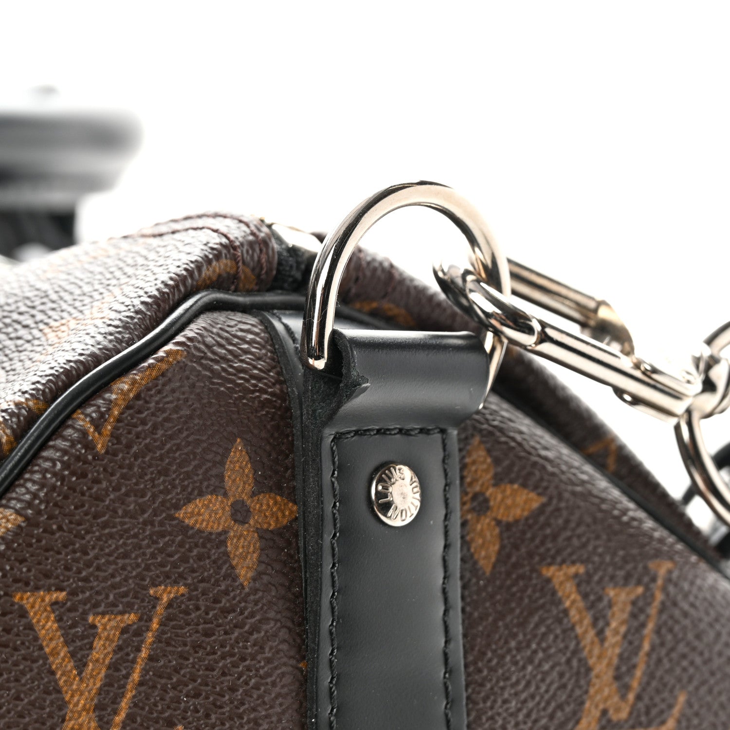 Louis Vuitton Monogram Macassar Keepall Bandouliere 45 11 of 13