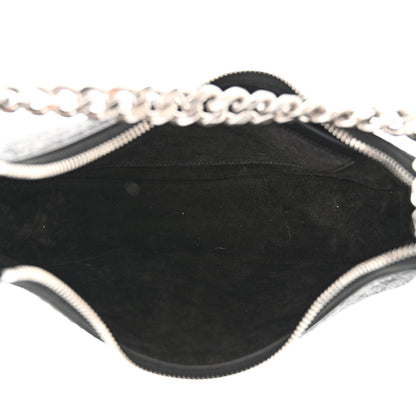 Celine Sequin Medium Chain Ava Shoulder Bag Black 5 of 9