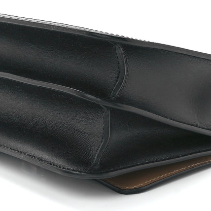 Burberry Calfskin Small TB Envelope Clutch Bag Malt Brown 10 of 11