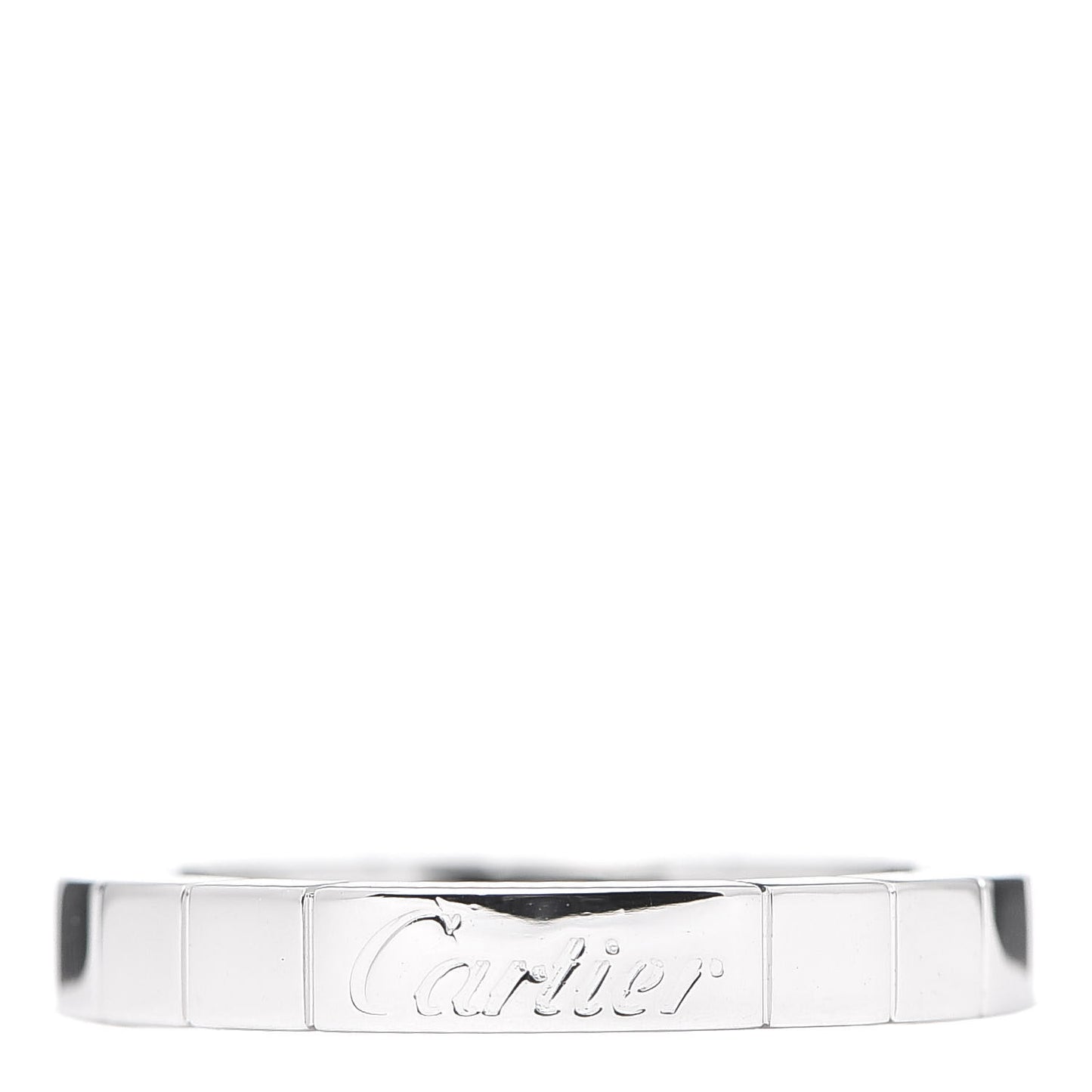 18K White Gold Lanieres Ring 49 4.75