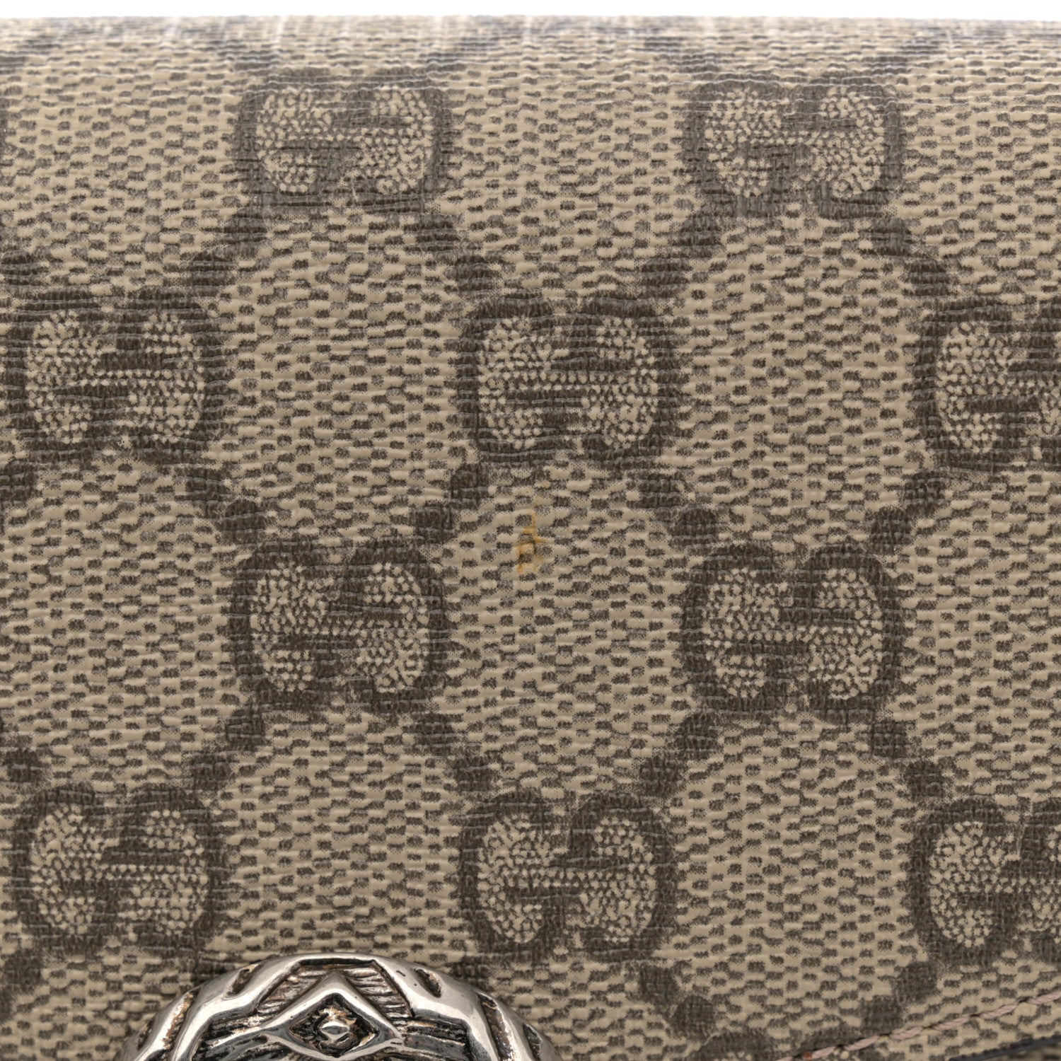Gucci GG Supreme Monogram Mini Dionysus Chain Wallet Beige Taupe 12 of 14