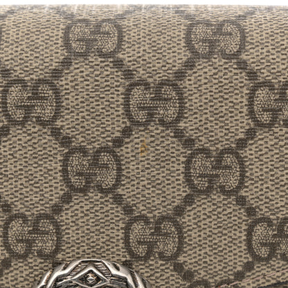 Gucci GG Supreme Monogram Mini Dionysus Chain Wallet Beige Taupe 12 of 14