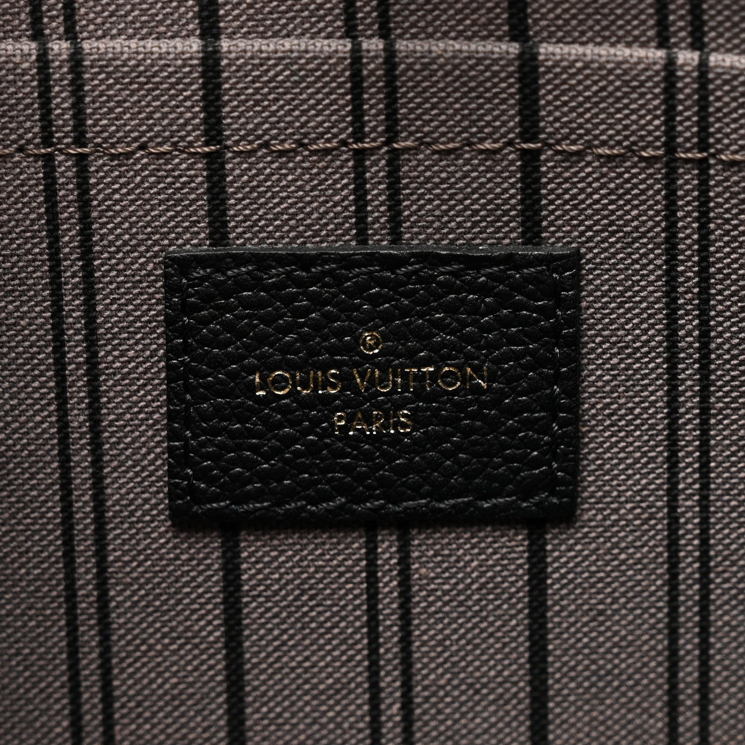 Louis Vuitton Empreinte Montaigne MM Black 6 of 9
