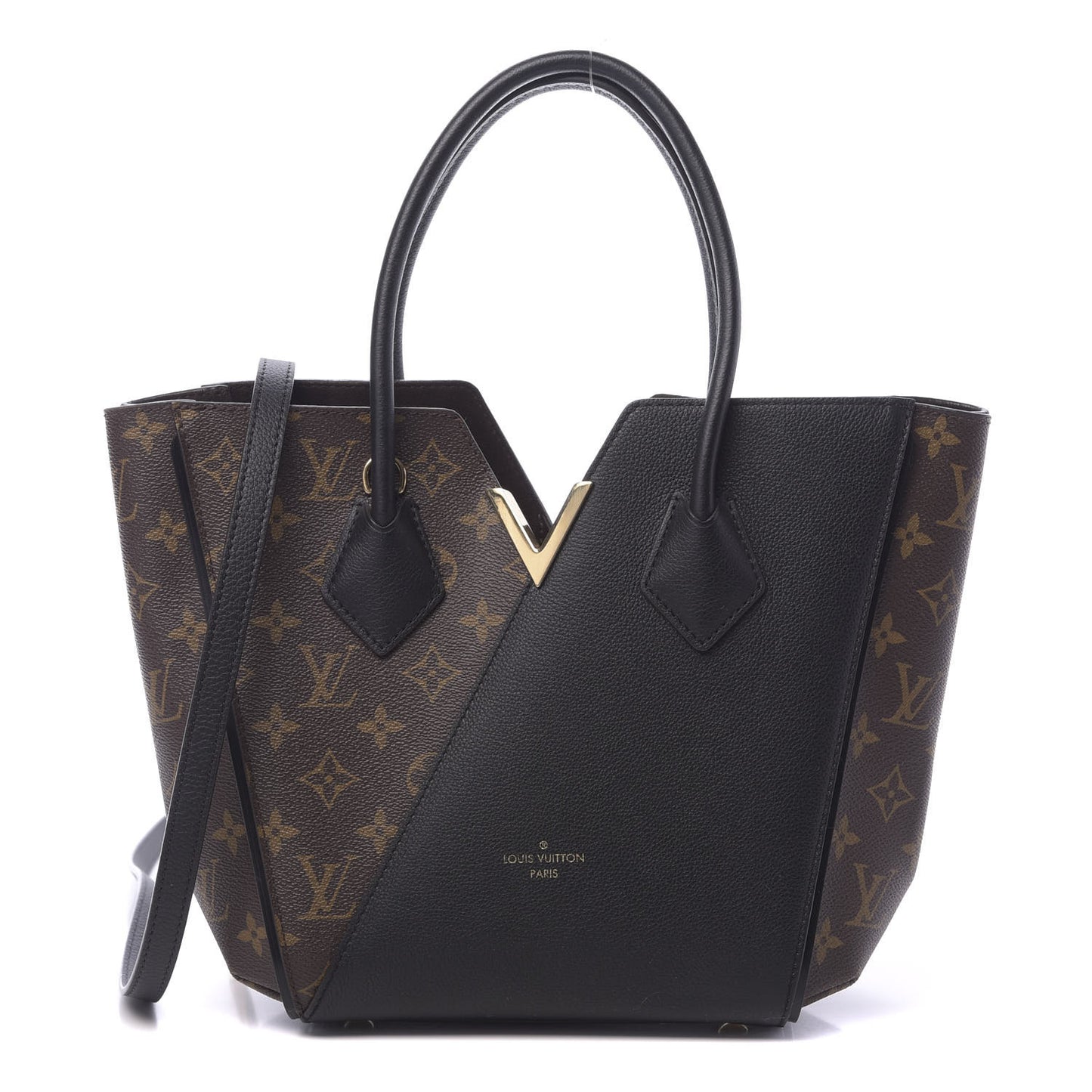 Calfskin Monogram Kimono Tote PM Black