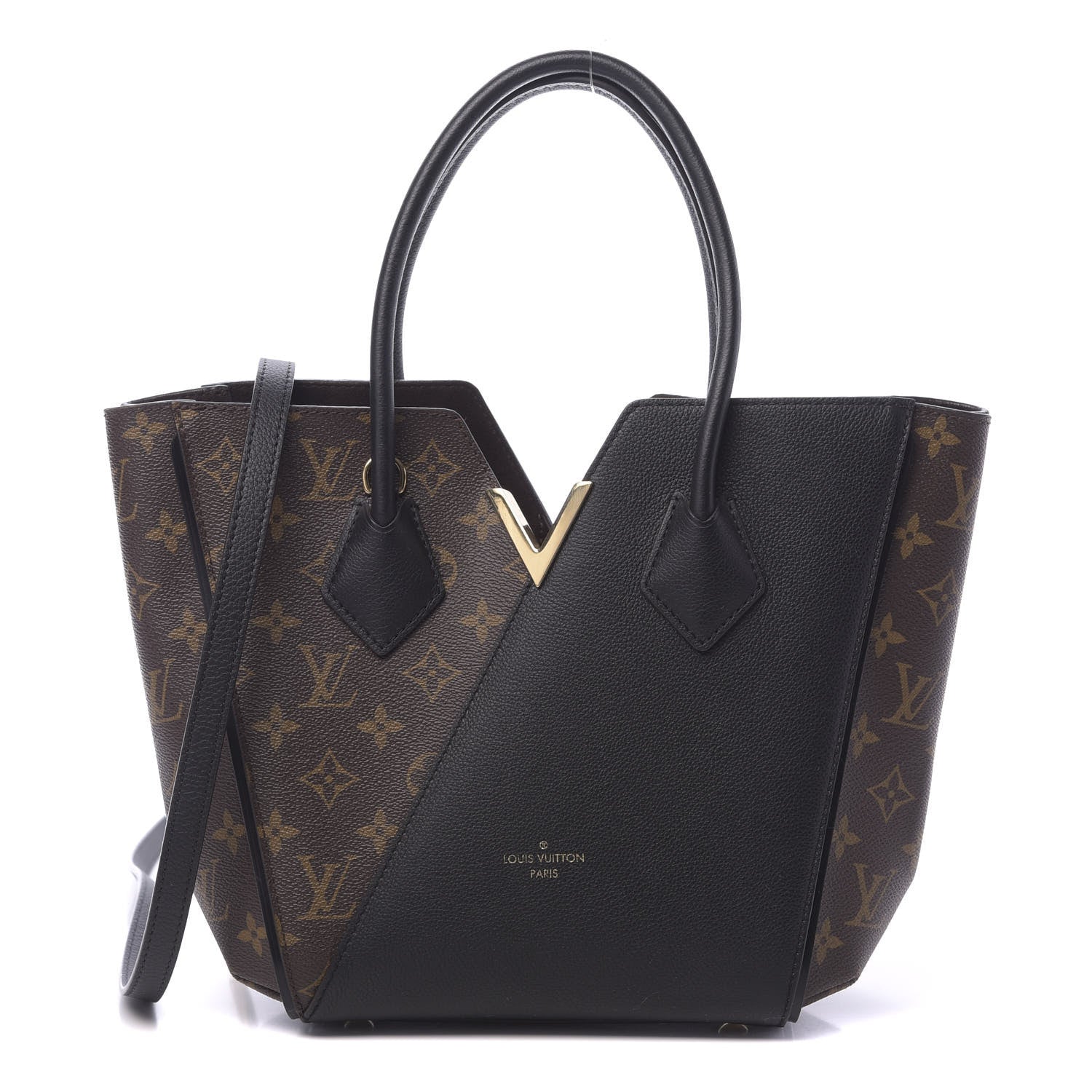 Louis Vuitton Calfskin Monogram Kimono Tote PM Black 1 of 8