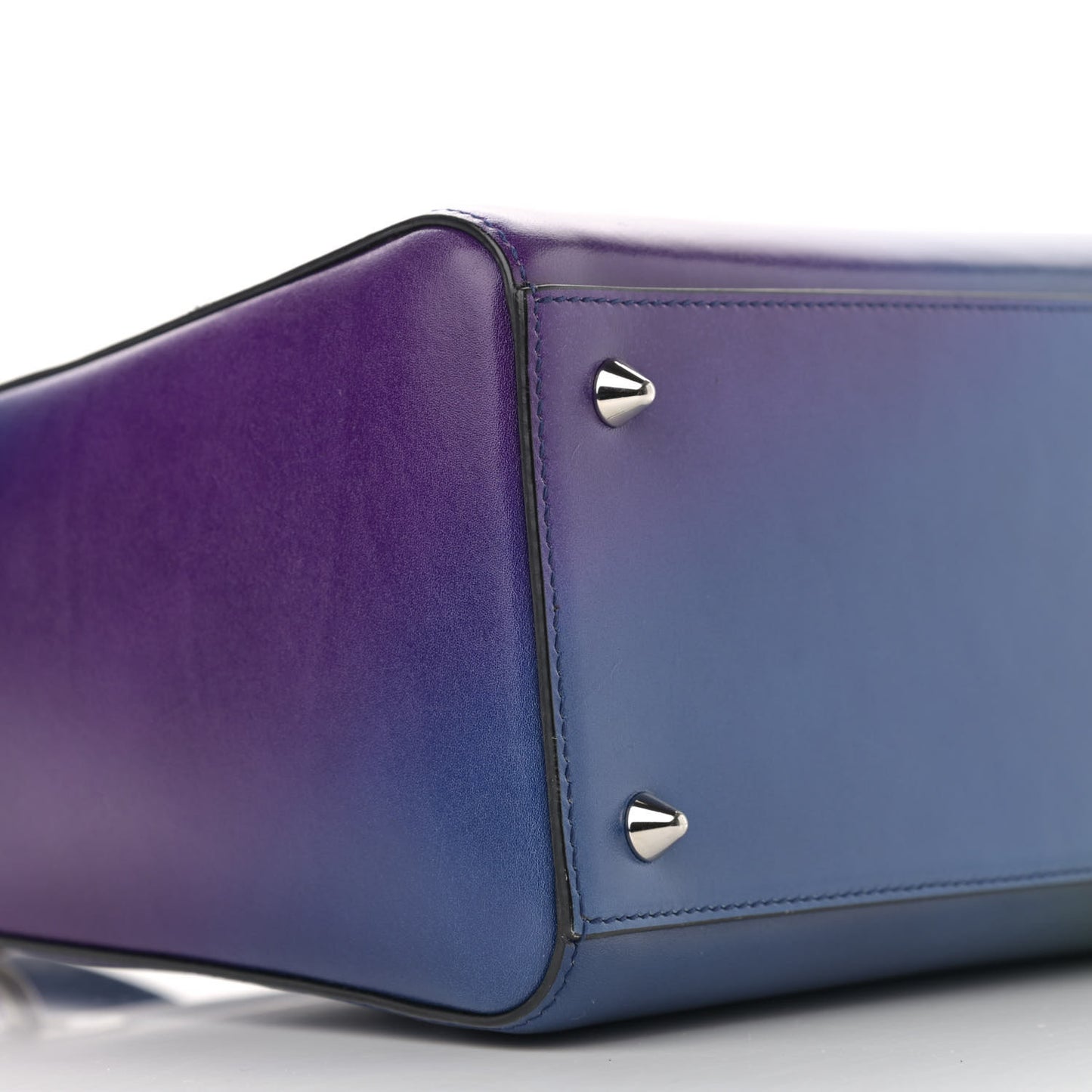 Box Calfskin Gradient Medium Lady Dior Purple Blue Green