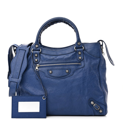 Balenciaga Agneau Giant 12 Silver Hardware Velo Bleu Glacier 1 of 16