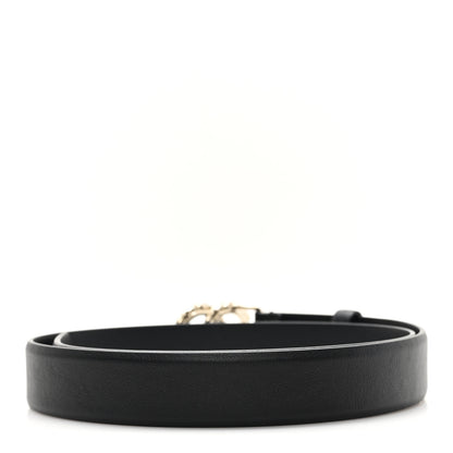 Chanel Calfskin Crystal CC Belt 70 28 Black 2 of 5
