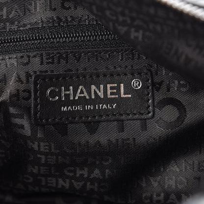 Chanel Distressed Lambskin Lady Braid Small Tote Black 8 of 9
