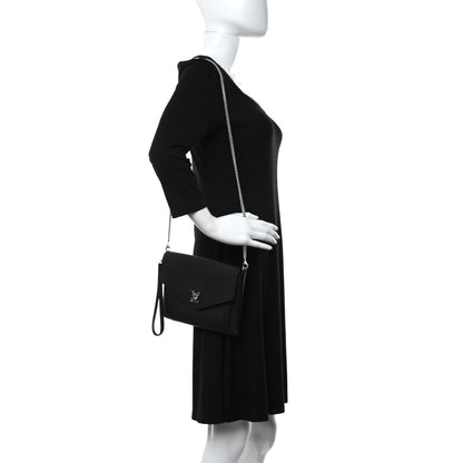 Louis Vuitton Soft Calfskin My Lockme Pochette Black 3 of 17