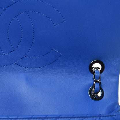 Chanel Lambskin Large CC Crossing Flap Blue 11 of 12