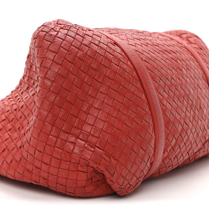 Bottega Veneta Nappa Intrecciato Buckle Tote Red 8 of 9