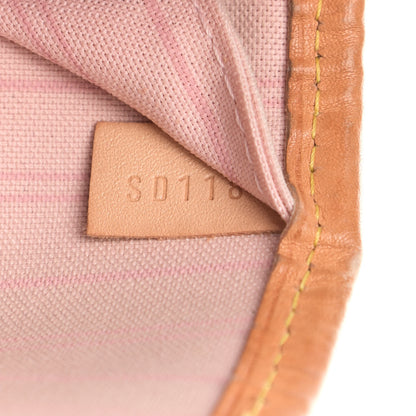 Louis Vuitton Damier Azur Neo Neverfull MM Rose Ballerine 8 of 17