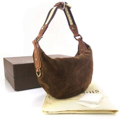 Louis Vuitton Suede Mahina Onatah Pochette Cacao 3 of 8