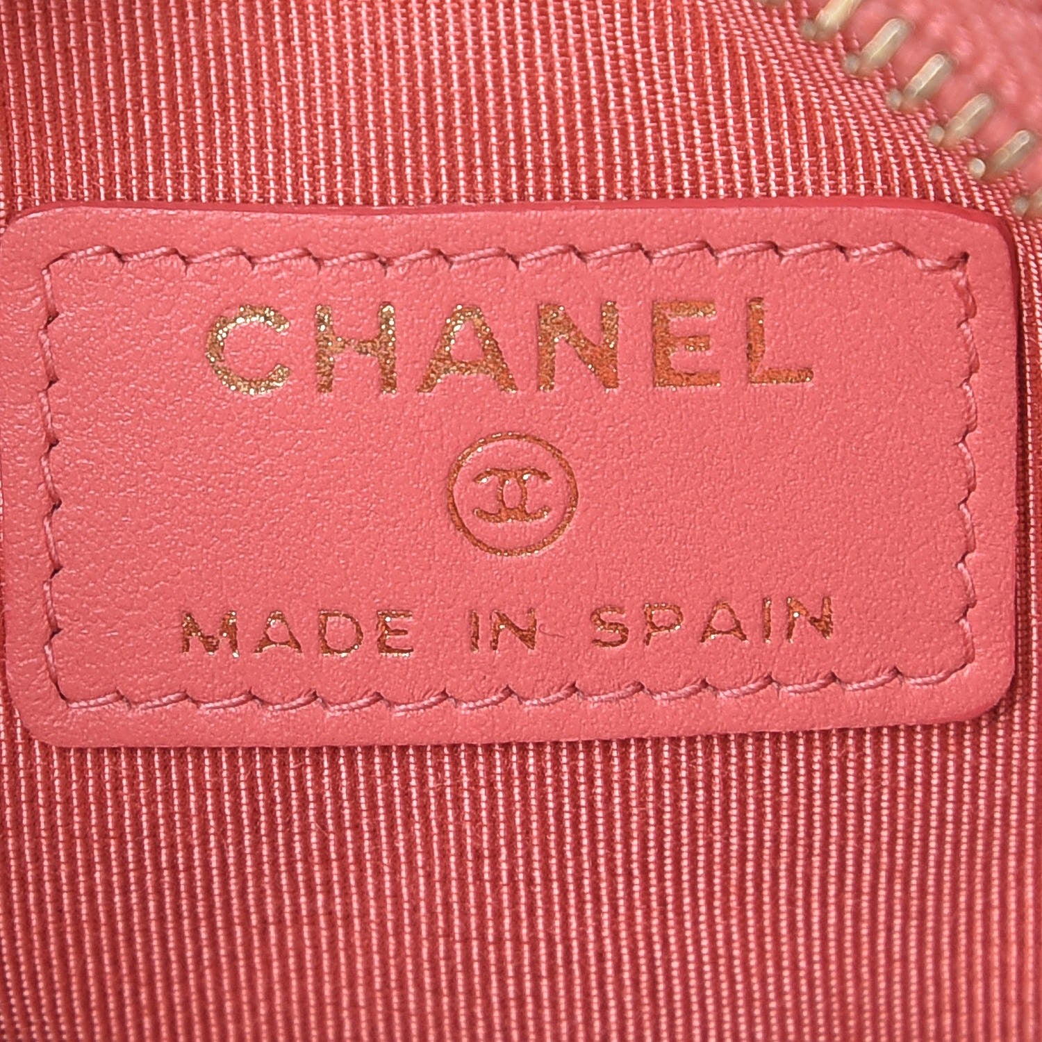 Chanel Caviar Quilted Zip Around Classic Coin Purse Pink 6 of 8