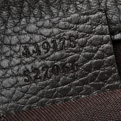 Gucci Monogram Dollar Calfskin O Drawstring Backpack Beige Ebony Testa di Moro Dark Chocolate 7 of 11