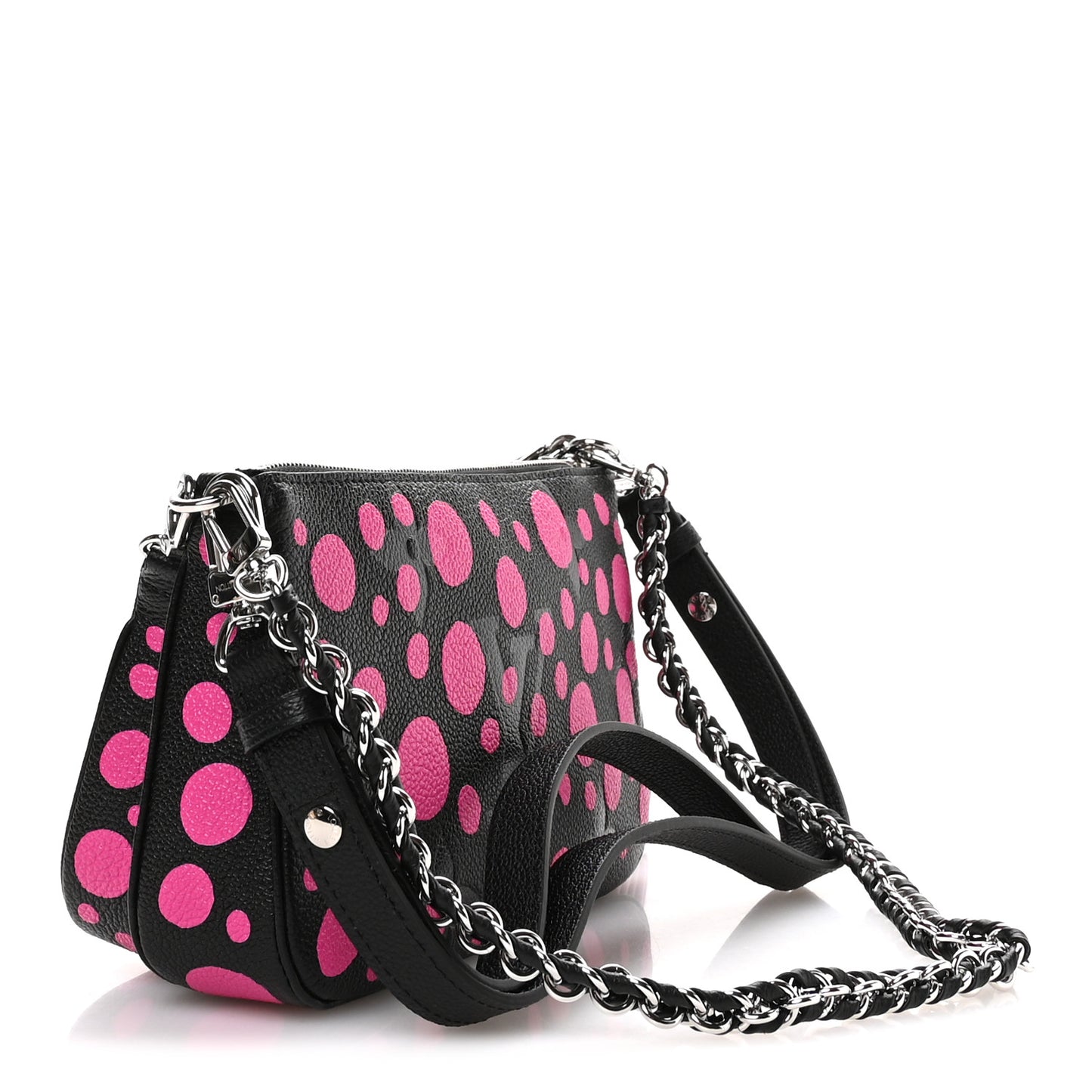 LV X YK Empreinte Multi Pochette Accessories Black Fuchsia