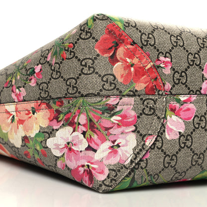 Gucci GG Supreme Monogram Blooms Large Reversible Tote Beige Multicolor Dry Rose 8 of 16