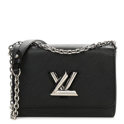 Louis Vuitton Epi Twist Shoulder Bag MM Black 1 of 10