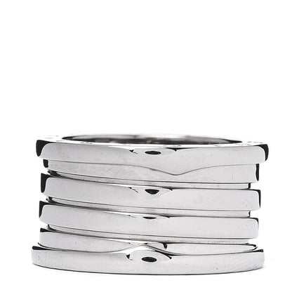 Bulgari 18K White Gold B.Zero1 Four-Band Ring 56 7.5 3 of 4