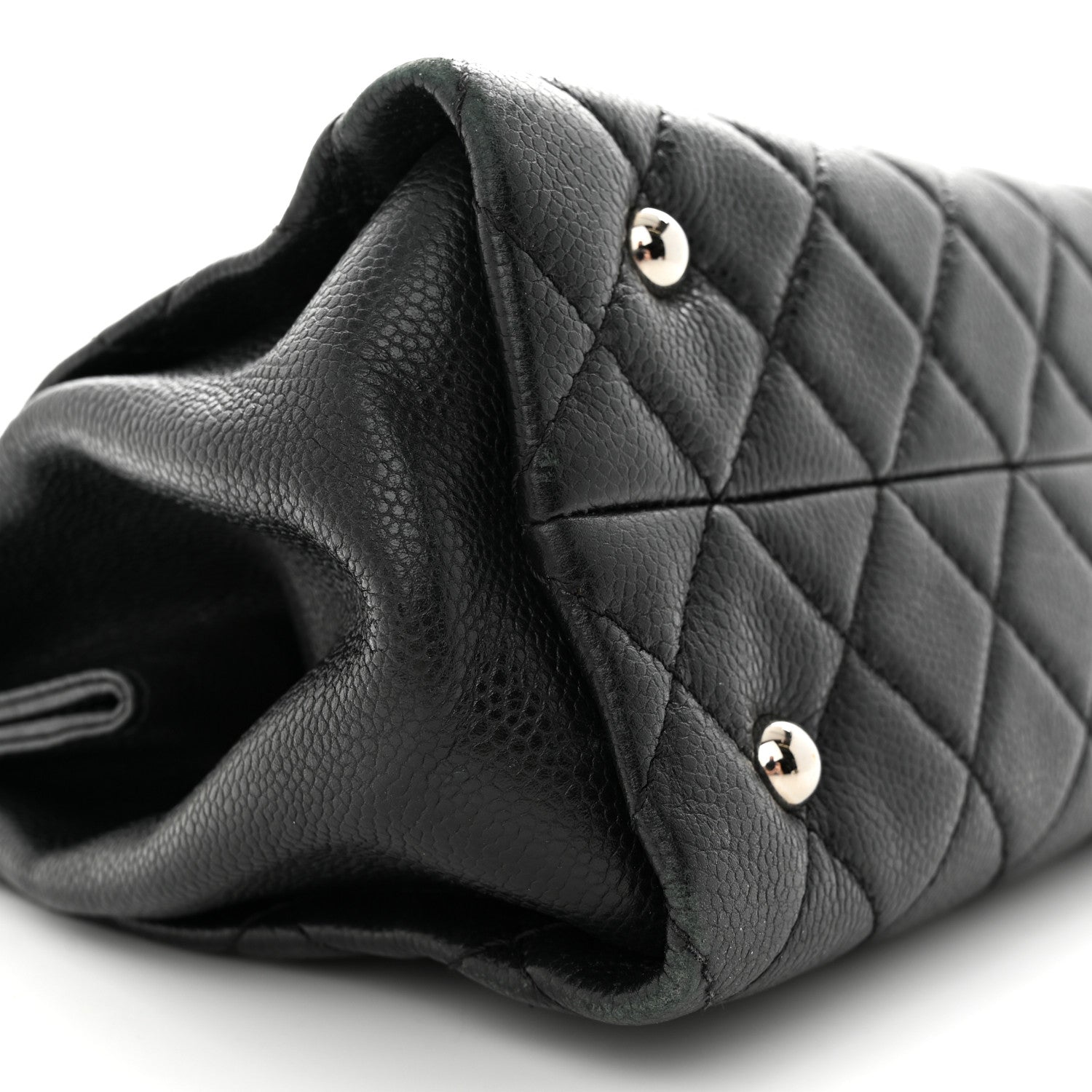 Chanel Soft Caviar Quilted CC Timeless Tote Black 9 of 18