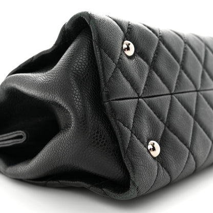 Chanel Soft Caviar Quilted CC Timeless Tote Black 9 of 18