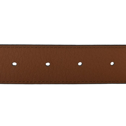 Louis Vuitton Taurillon Calfskin 30mm LV Initiales Reversible Belt 85 34 Black 3 of 5