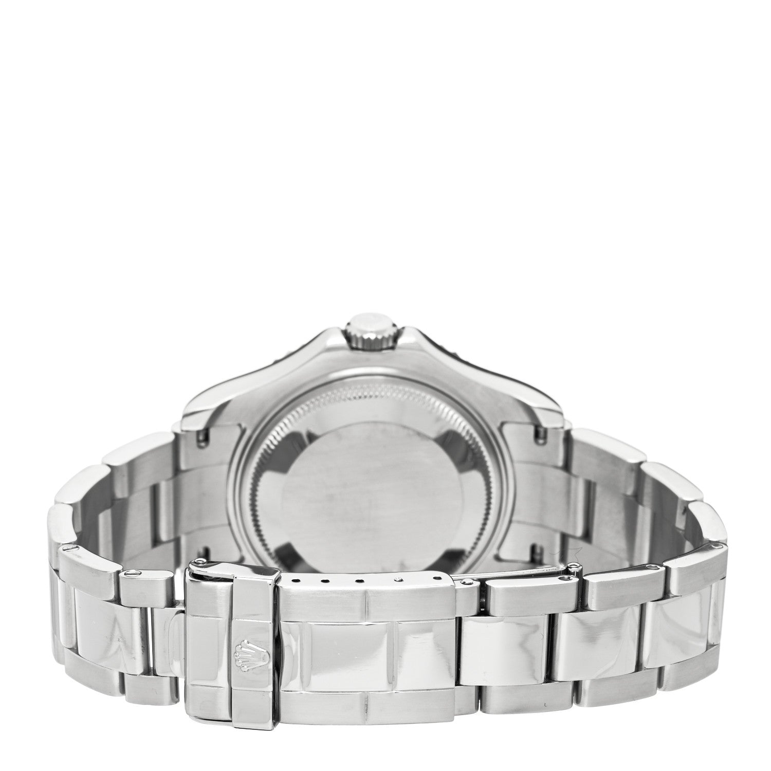 Rolex Stainless Steel Platinum 35mm Yacht-Master Watch Silver 168622 3 of 4