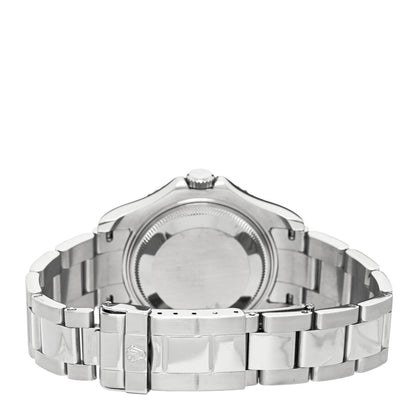 Rolex Stainless Steel Platinum 35mm Yacht-Master Watch Silver 168622 3 of 4