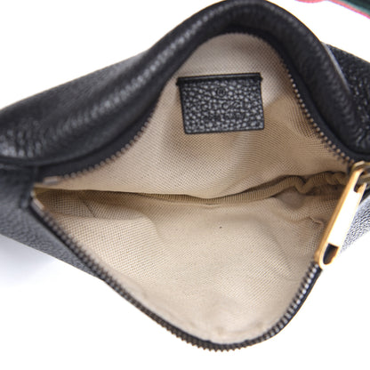 Gucci Grained Calfskin Small Logo Belt Bag Black 7 of 10